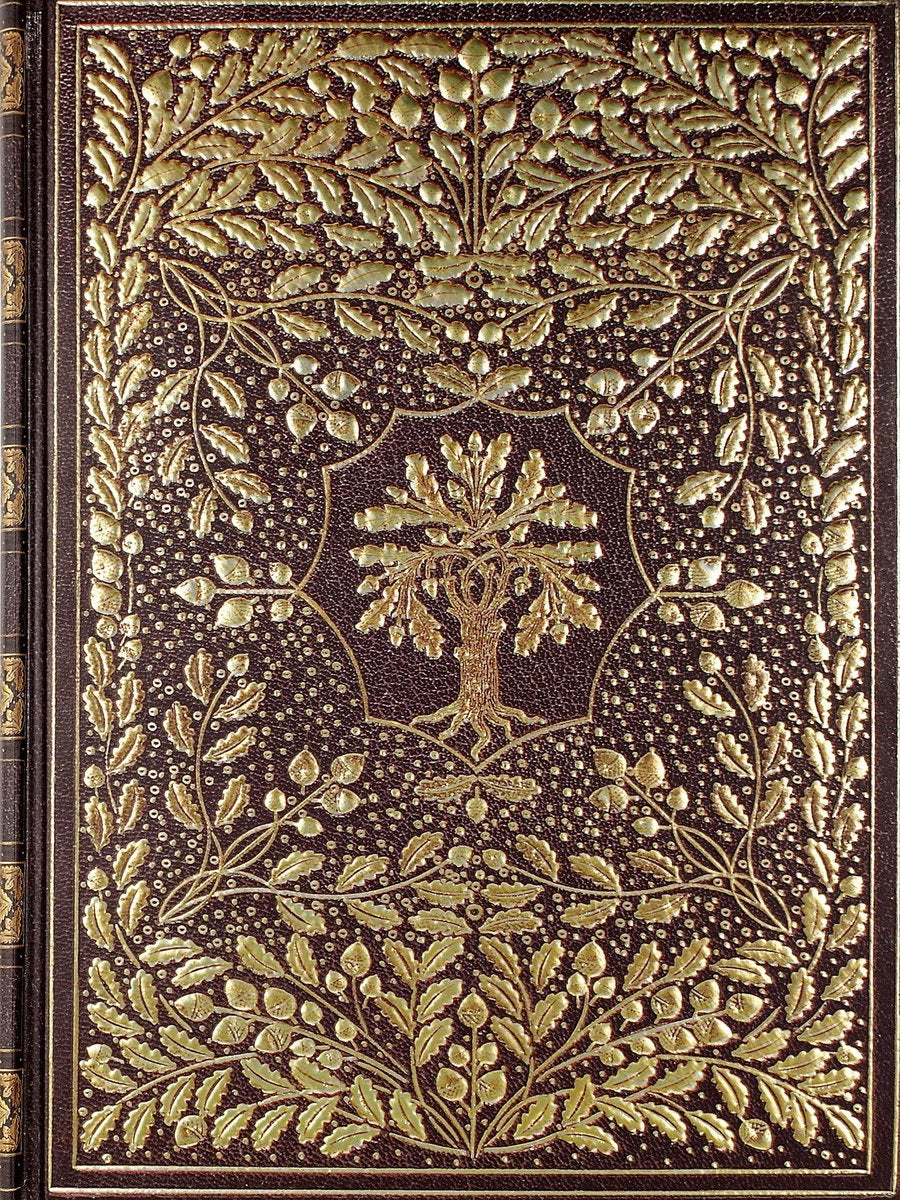 Carnet relié Peter Pauper - arbre de vie doré - 16x21 cm