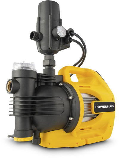 Pompe à eau électrique Powerplus POWXG9560 - pompe de jardin de 1100 W, température de 35°C et débit de 5500 L h, outils de jardin