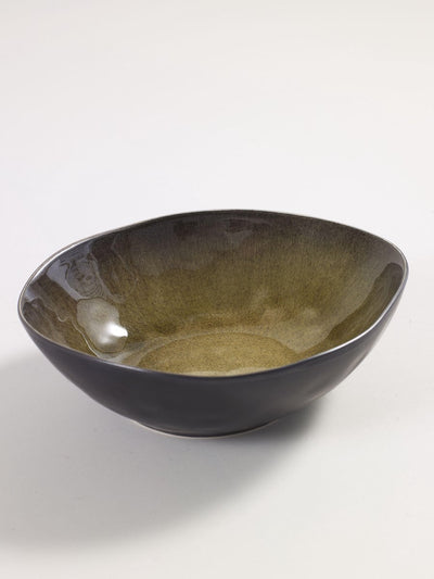 Serax - pascale naessens pure - bol ovale - vert - 2 pièces