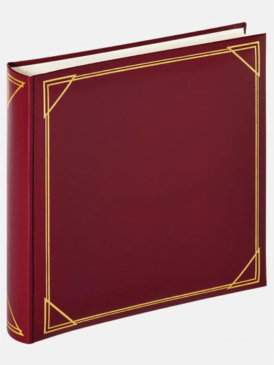 Walther mx-200-r standard - album classique - format 30 x 30 cm - 100 pages blanches - rouge