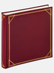 Walther mx-200-r standard - album classique - format 30 x 30 cm - 100 pages blanches - rouge