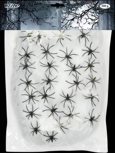 Boland - soie d'araignée avec araignées 500 g - horreur - horreur