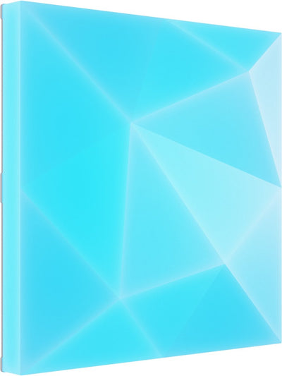 Nanoleaf bloque l’ensemble d’extension de grands carrés texturés - 2 carrés - rgbw - compatible google, apple, alexa