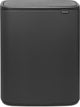 Poubelle Brabantia bo touch bin - 60 litres - 1 compartiment - gris infini minéral