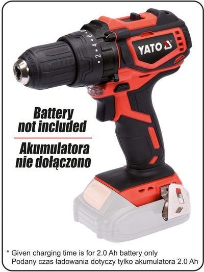 Perceuse sans balais Yato sans batterie 18 v 42 nm