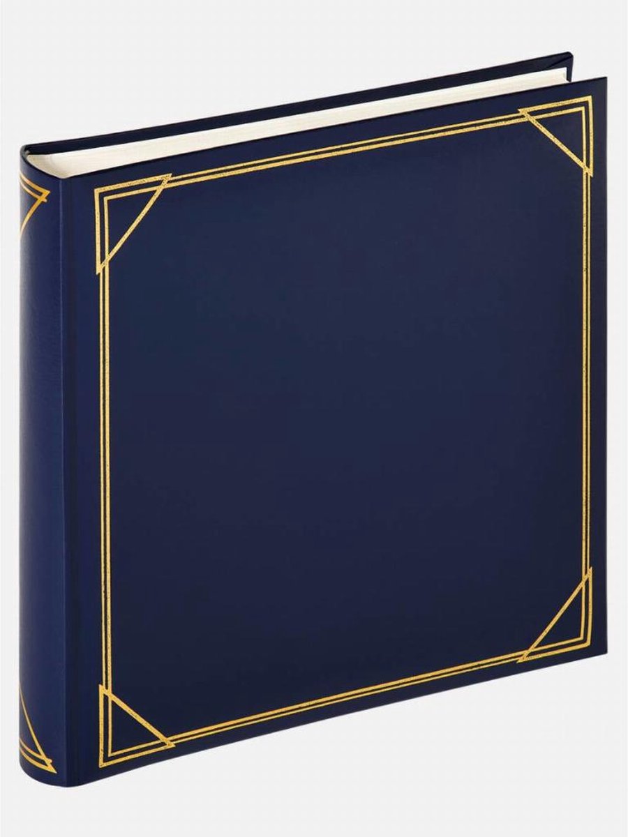 Walther mx-200-l standard - album classique - format 30 x 30 cm - 100 pages blanches - bleu