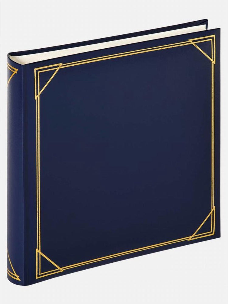 Walther mx-200-l standard - album classique - format 30 x 30 cm - 100 pages blanches - bleu