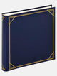 Walther mx-200-l standard - album classique - format 30 x 30 cm - 100 pages blanches - bleu