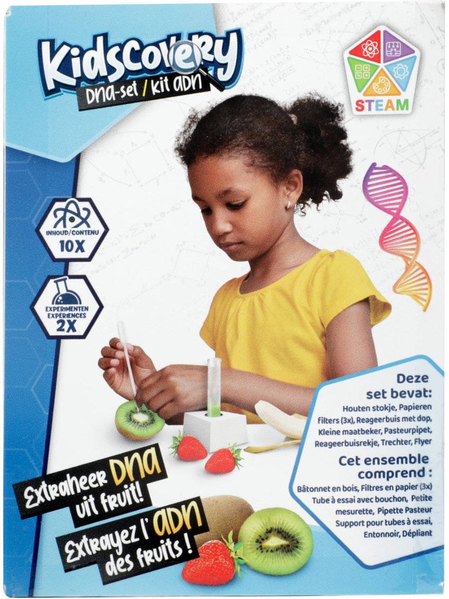 Ensemble d'ADN d'expérimentation pour la découverte d'enfants pour enfants