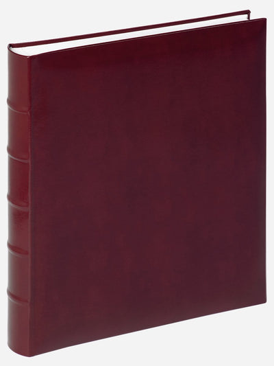 Walther fa-373-b classic - album classique - format 30 x 37 cm - 80 pages blanches - rouge vin