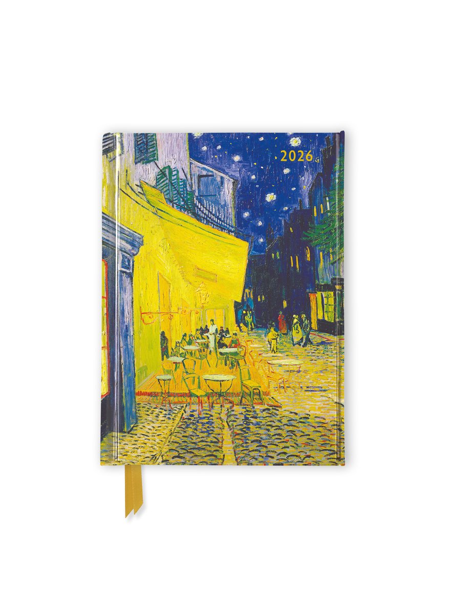 Vincent Van Gogh : Agenda de poche de luxe 2026 avec terrasse de café - Semainier à consulter