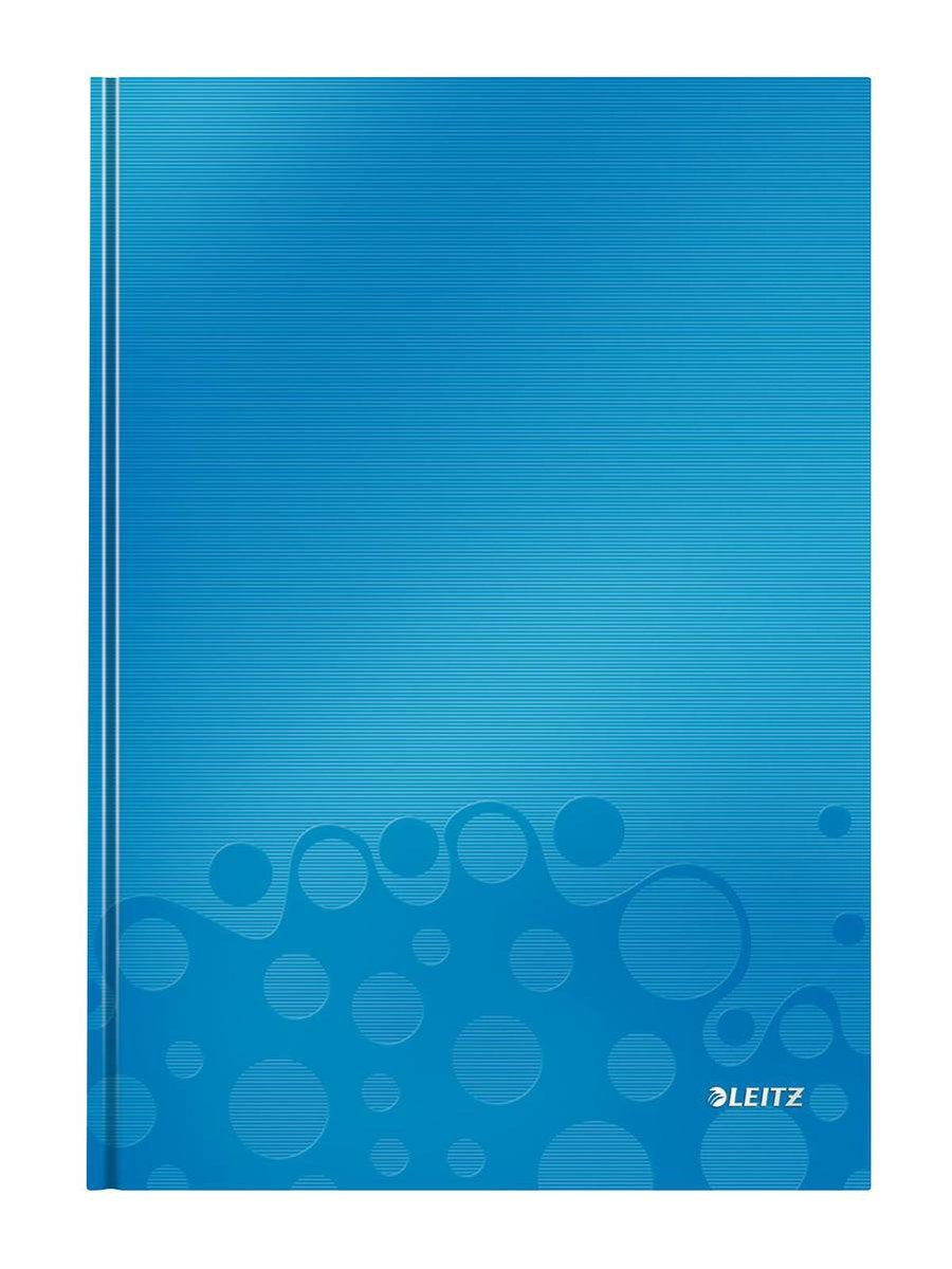 Leitz wow cahier taille 21 x 297 cm (a4) à carreaux 5 mm bleu