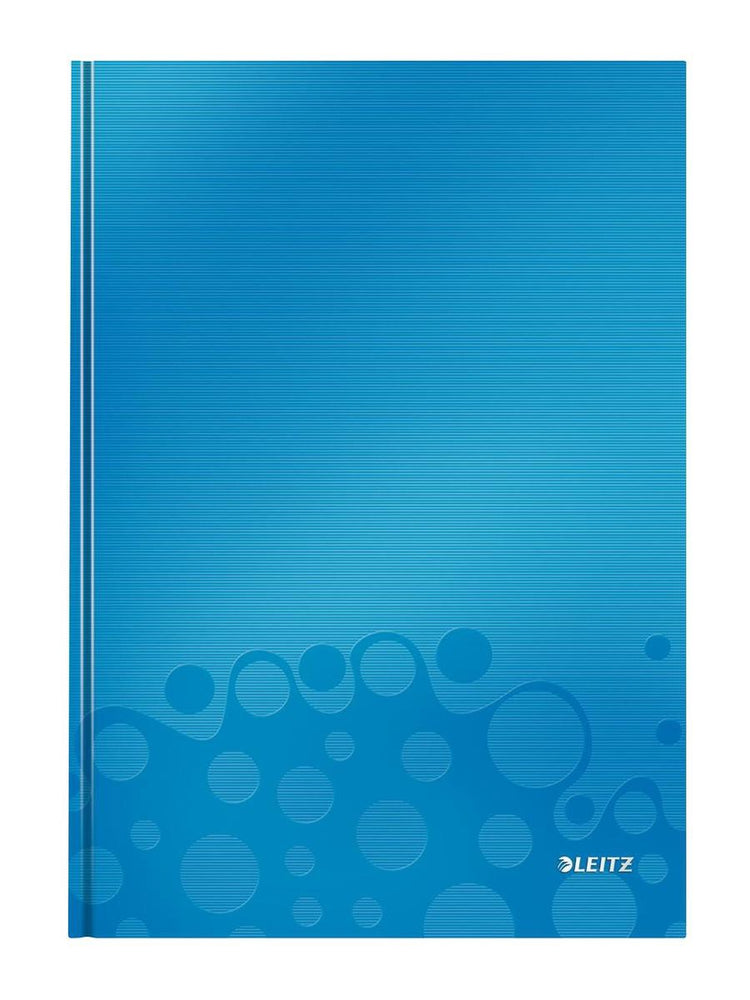 Leitz wow cahier taille 21 x 297 cm (a4) à carreaux 5 mm bleu