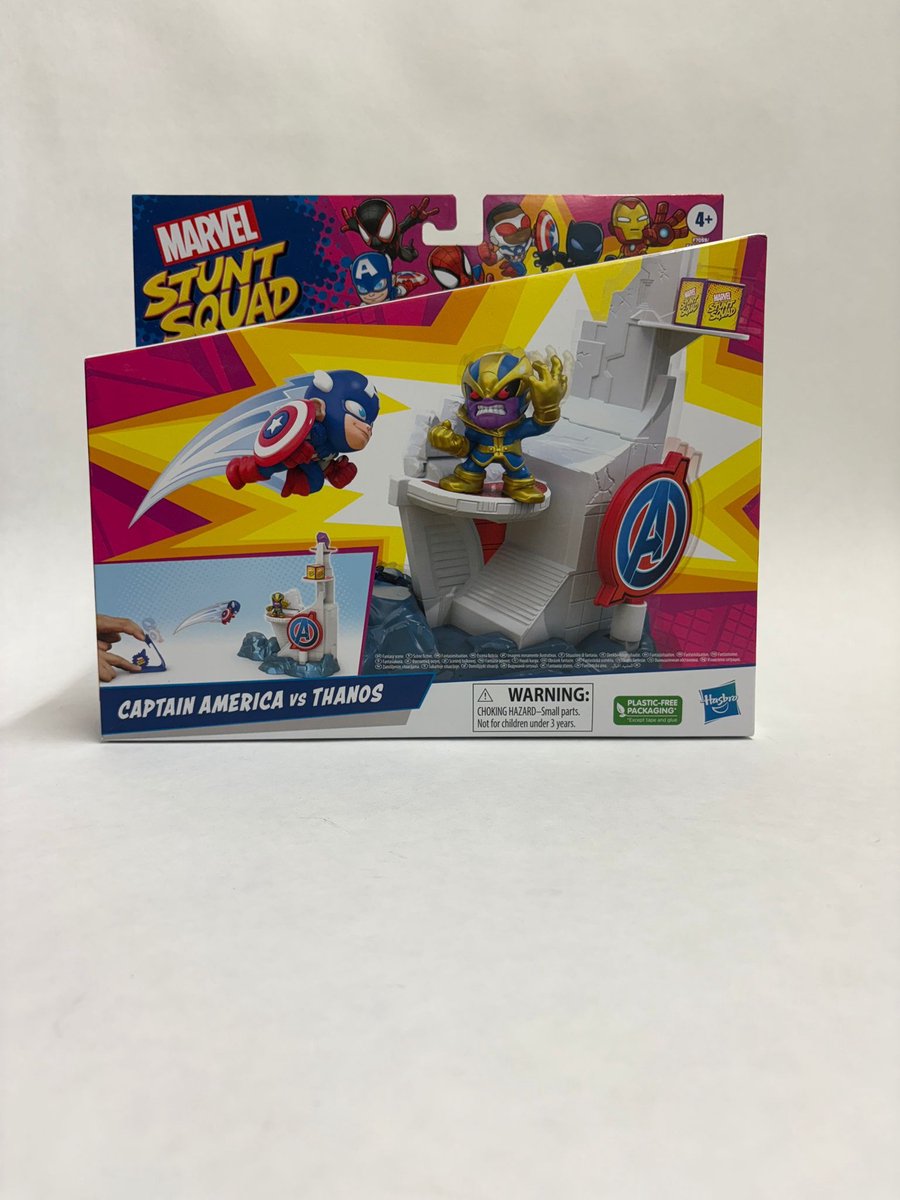 Equipe de cascadeurs Marvel - Captain America contre Thanos - Hasbro