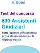 Concorso 800 assistant giudiziari - test officiel avec réponse estatta