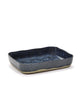 Serax - table merci la nouvelle - plat allant au four - bleu gris - 2 pièces