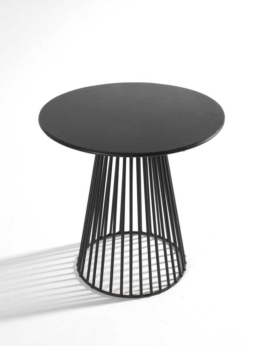 Serax - sculptures métalliques antonino sciortino - table d'appoint l - noir - 50 ø