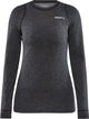 Craft - core laine mérinos ls tee - chemise thermique - femme - noir - s