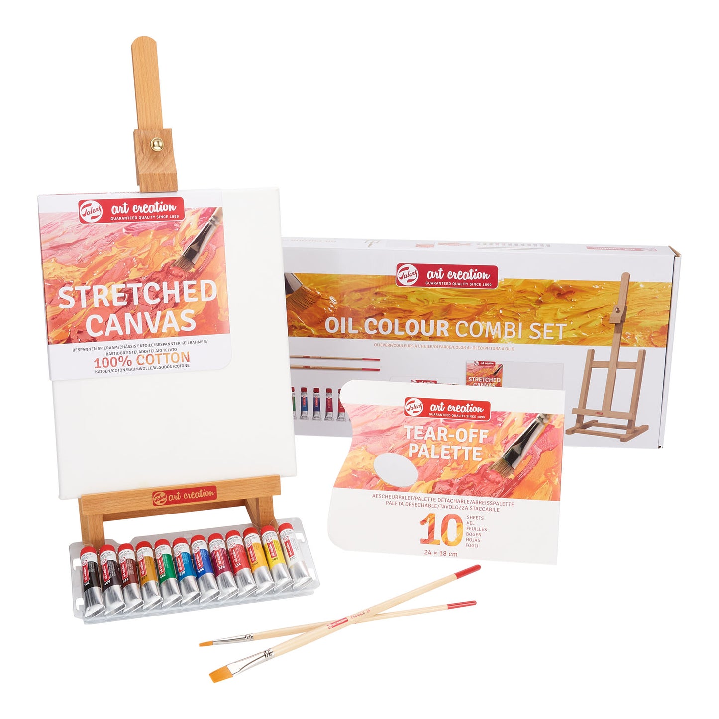 Création artistique Talens • coffret de peinture à l'huile 12x12ml