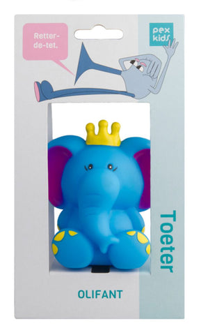 Klaxon de vélo pexkids éléphant - bleu