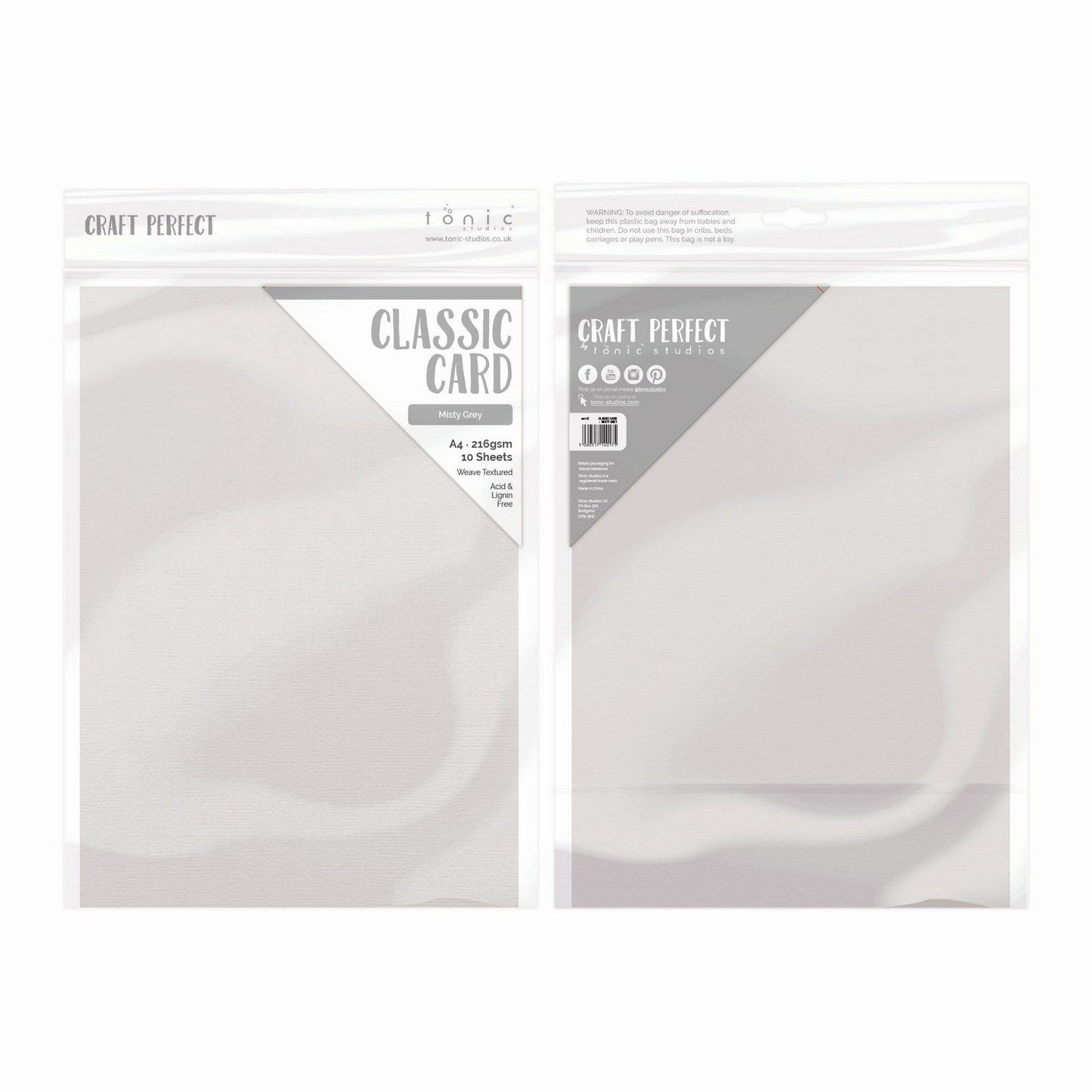 Craft perfect par Tonic Studios Craft Perfect • carte classique a4 10 pièces gris brumeux