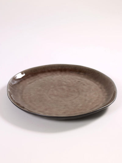 Serax - pascale naessens pure - assiette l - marron - 33 ø - 2 pièces