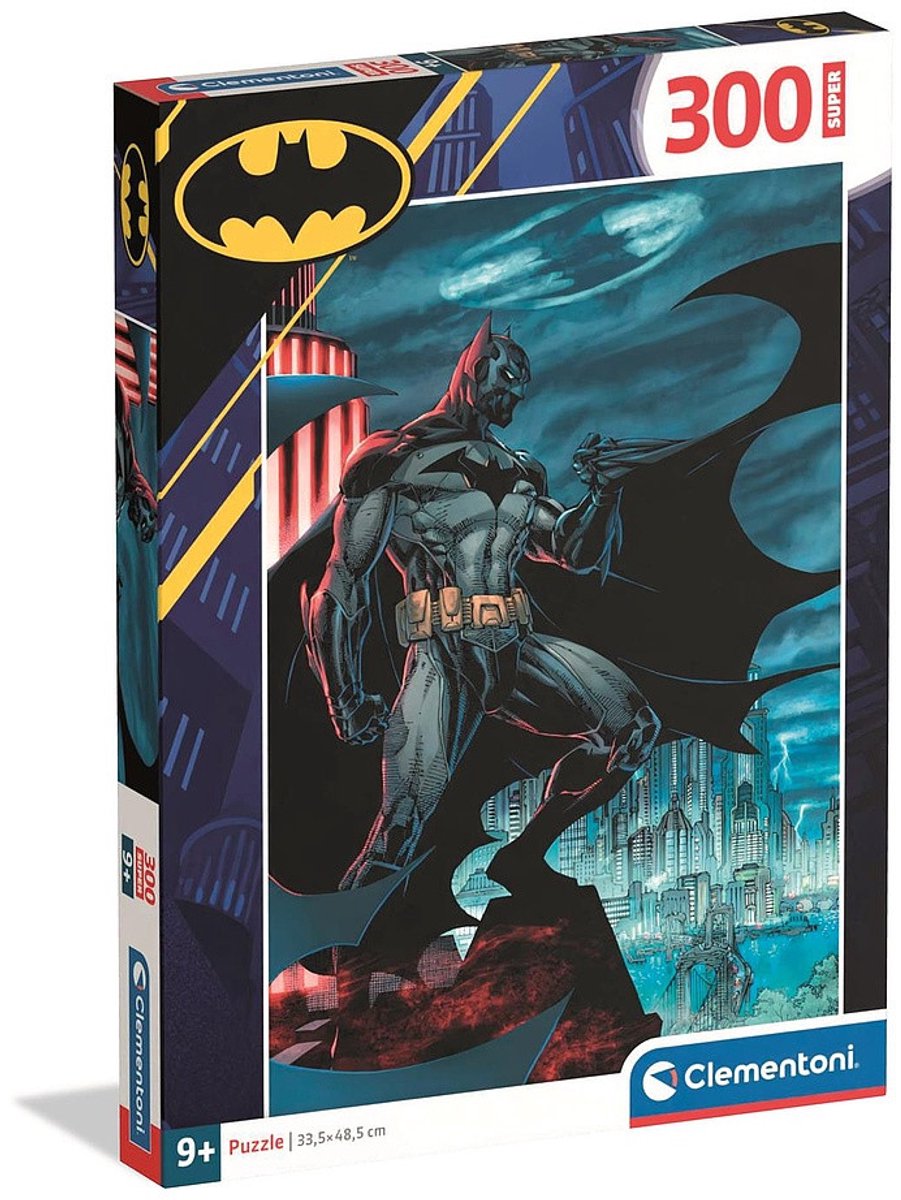 Clementoni - puzzle - 300 pièces - batman - puzzle pour enfants - à partir de 9 ans