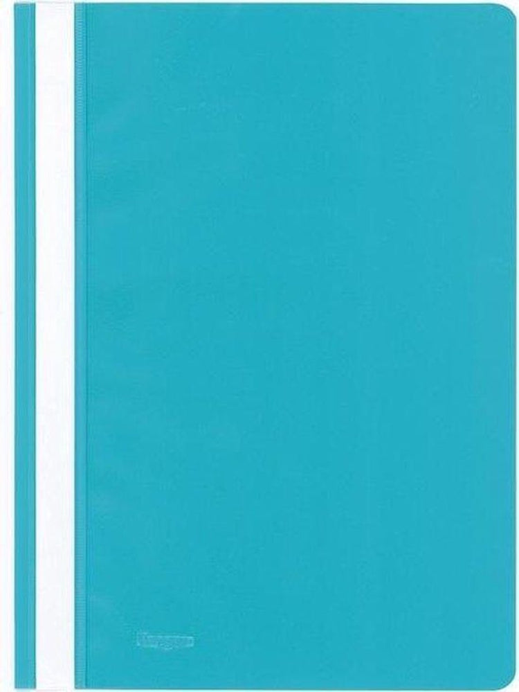 Dossier à fixation rapide Kangaro - a4 - pp - turquoise - rétrécissement de 25 pièces - k-22049