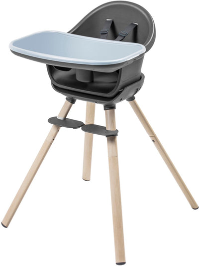 Chaise haute d'évolution 4 en 1 moa Maxi-cosi - 6 mois-7 ans (0-25 kg) - au-delà du graphite - tabouret pour tout-petit et un petit bureau avec chaise