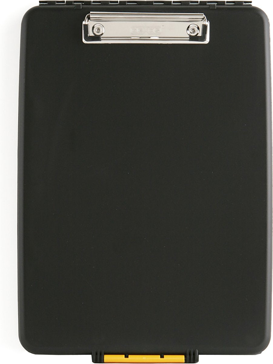 Porte-bloc Seco a4 - noir - avec compartiment de rangement - slimline - se-sc1517-blk