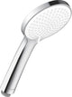 Douchette Duravit 3 positions débit négatif - pomme de douche ø110 mm - économie d'eau - easyclean - chrome brillant
