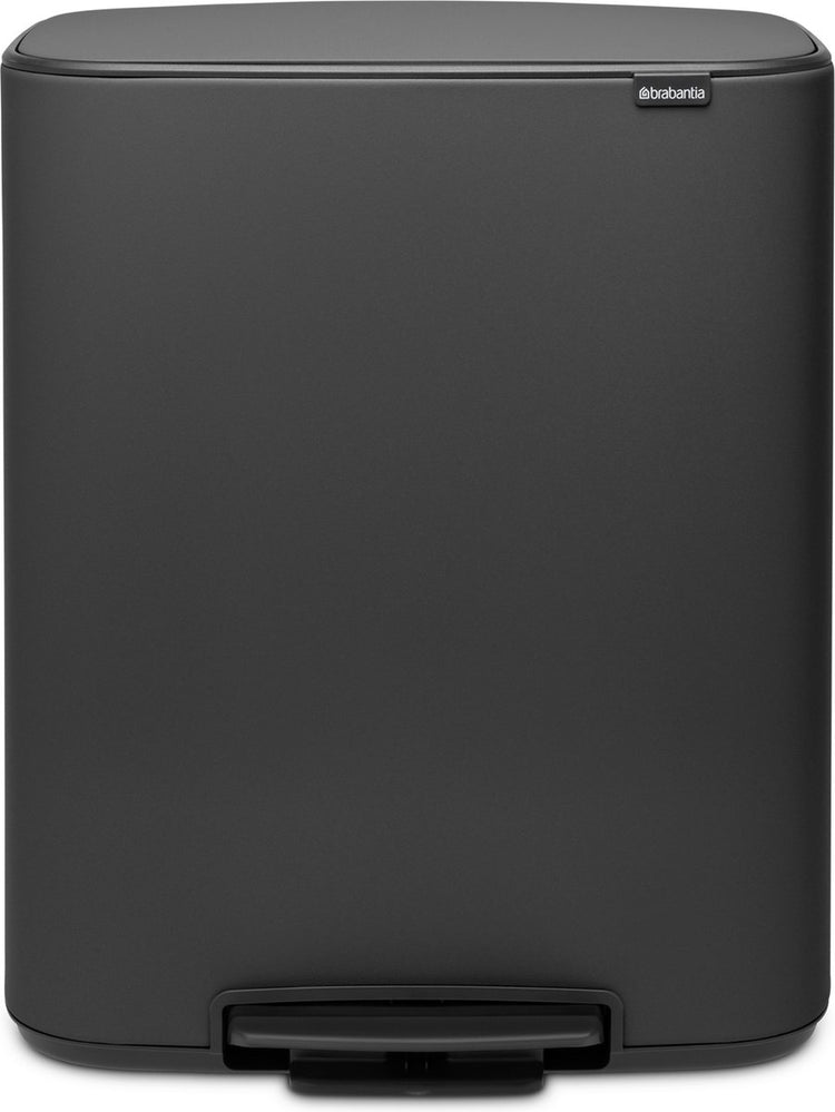 Poubelle Brabantia bo - 60 litres - 1 compartiment - gris minéral infini