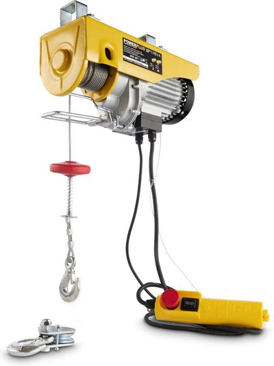 Palan électrique à câble Powerplus powx902 - 1050w - max. 600kg - câble acier 12m