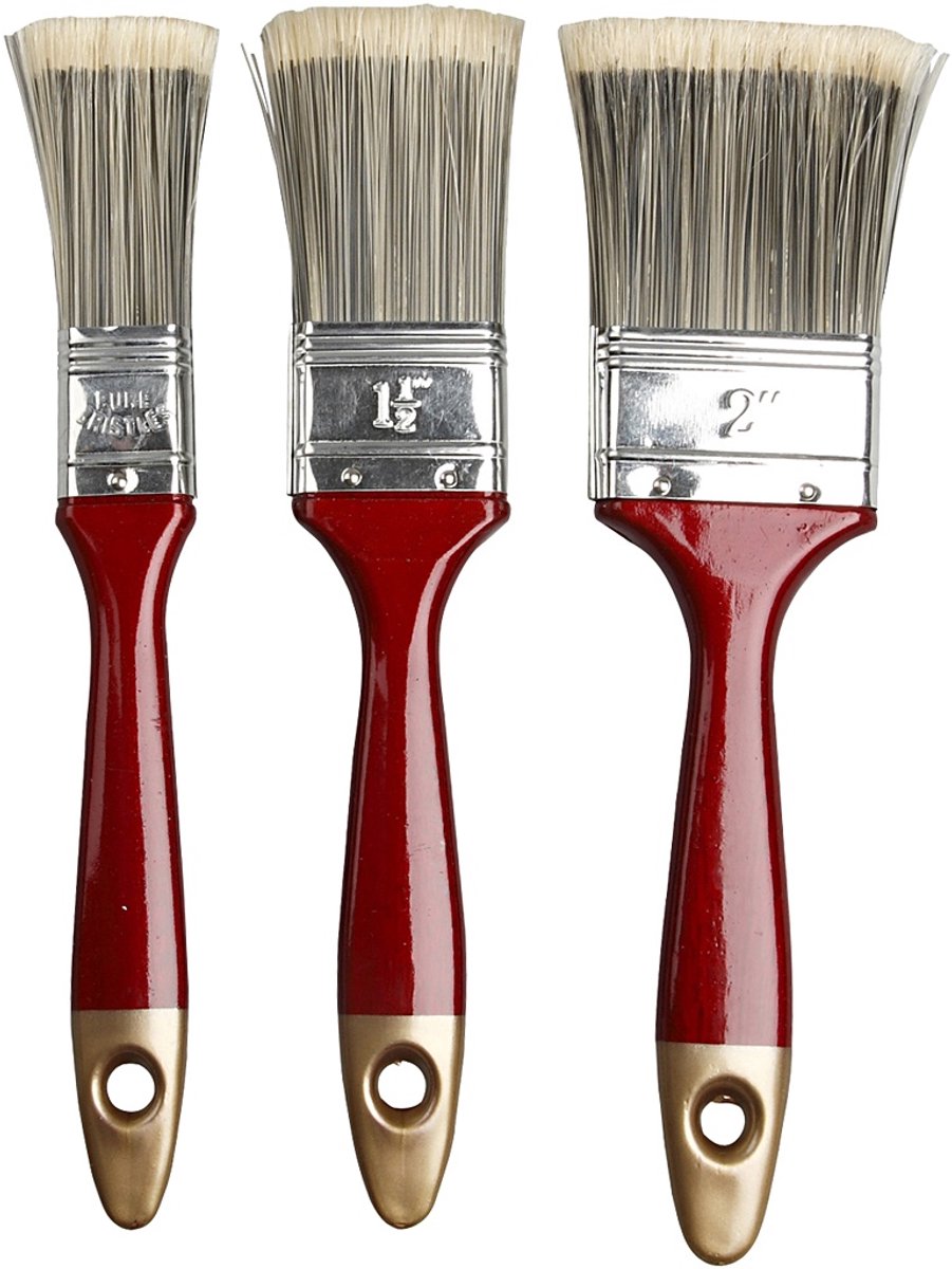 Creativ Company Varnish Brosses à plat, 3e.