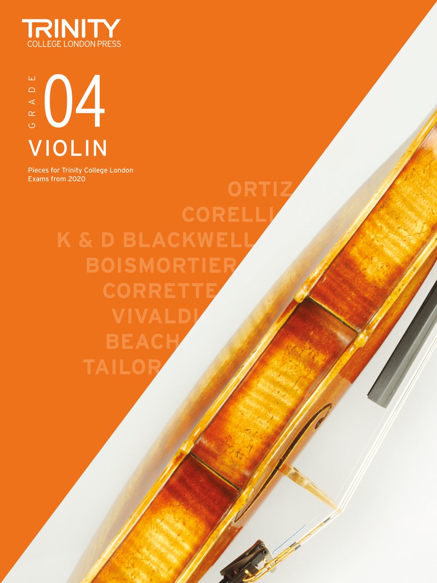 Pièces d'examen de violon du Trinity College de Londres à partir de 2020 : 4e année