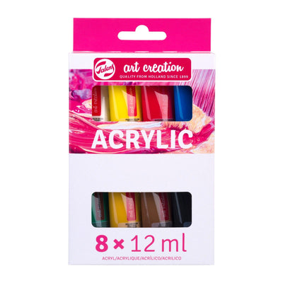 Création artistique Talens • coffret de peinture acrylique 8 x 12ml