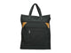 Sac shopping toile robuste noire