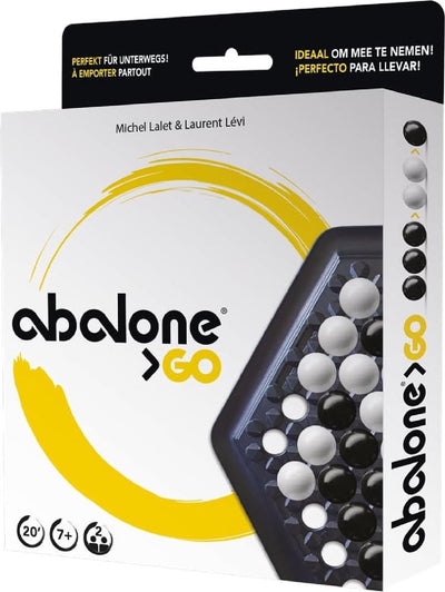 Asmodee Abalone Go Travel Game - 2 joueurs - Jeu de stratégie