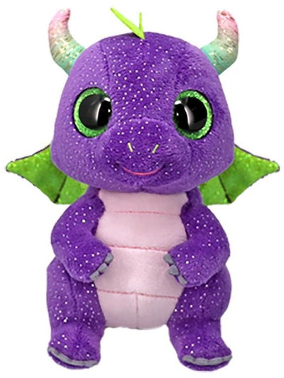 Ty beanie boo daphne violet dino, 15cm