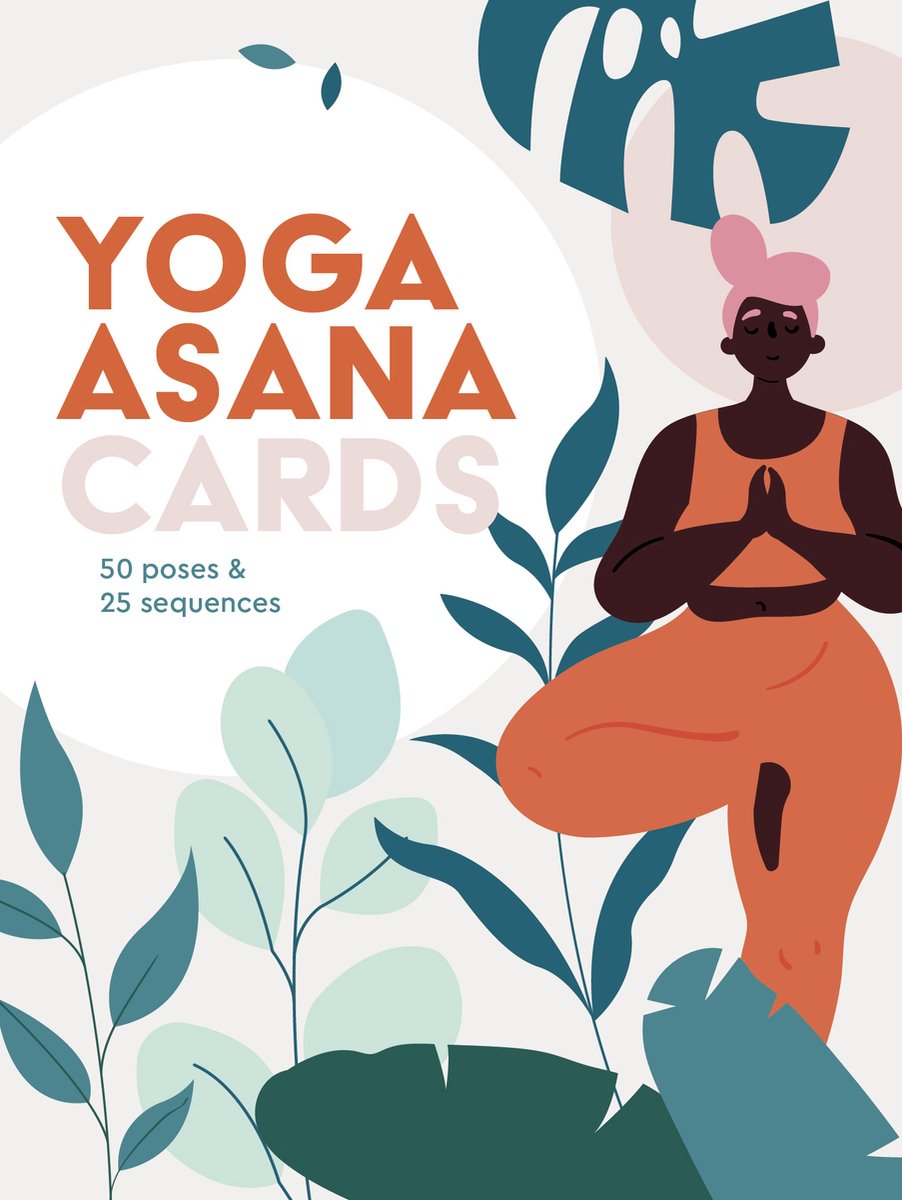 Cartes de pratique du bien-être - cartes d'asanas de yoga