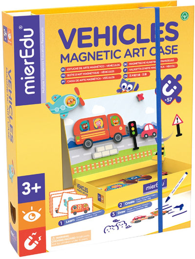 Mieredu - livre magnétique - véhicules - - livre magnétique - véhicules