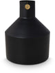 Vtwonen - basic - vase - noir - métal - 24x30cm