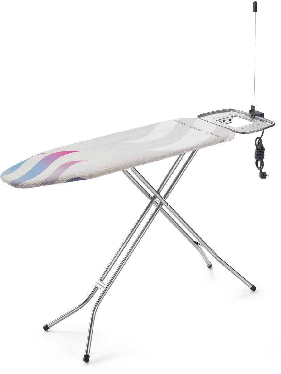 Vileda série Total Reflect Plus - planche à repasser - taille m - réglable en hauteur - avec sécurité enfant