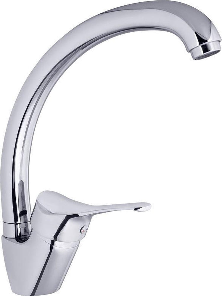 Robinet de cuisine Schütte attica - mitigeur - bec haut et pivotant - poignée latérale - chrome