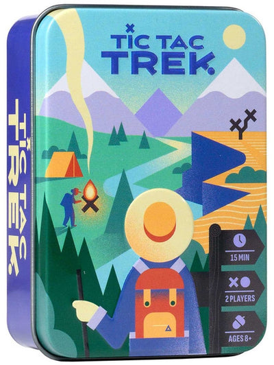 Asmodee tic tac trek - aventure tactique en pleine nature - jeu de société compact
