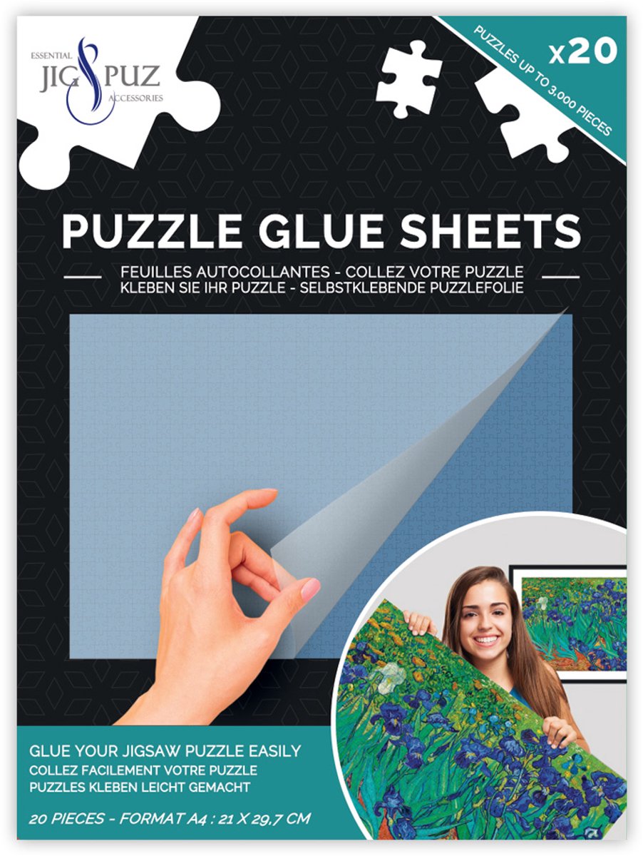 Film adhésif Jig Puz Puzzle – pour 3000 pièces – 1 feuille