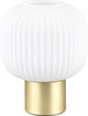 Trio diva - lampe de table - laiton mat - excl. 1x e27 8,5 w - interrupteur à cordon