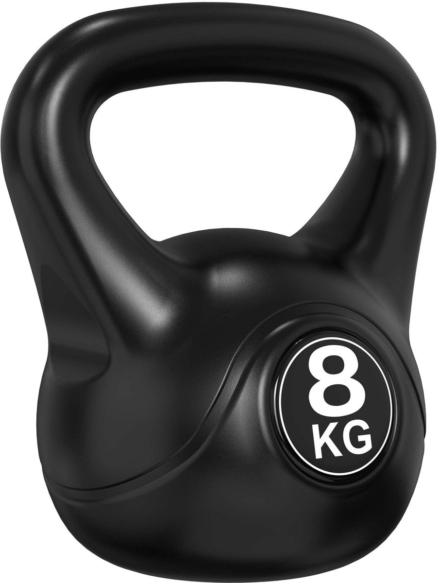 Kettlebell Tunturi en PVC - kettlebell - 8 kg - incl. application de remise en forme gratuite