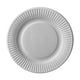 Papstar 50 assiettes carton ø18cm blanc