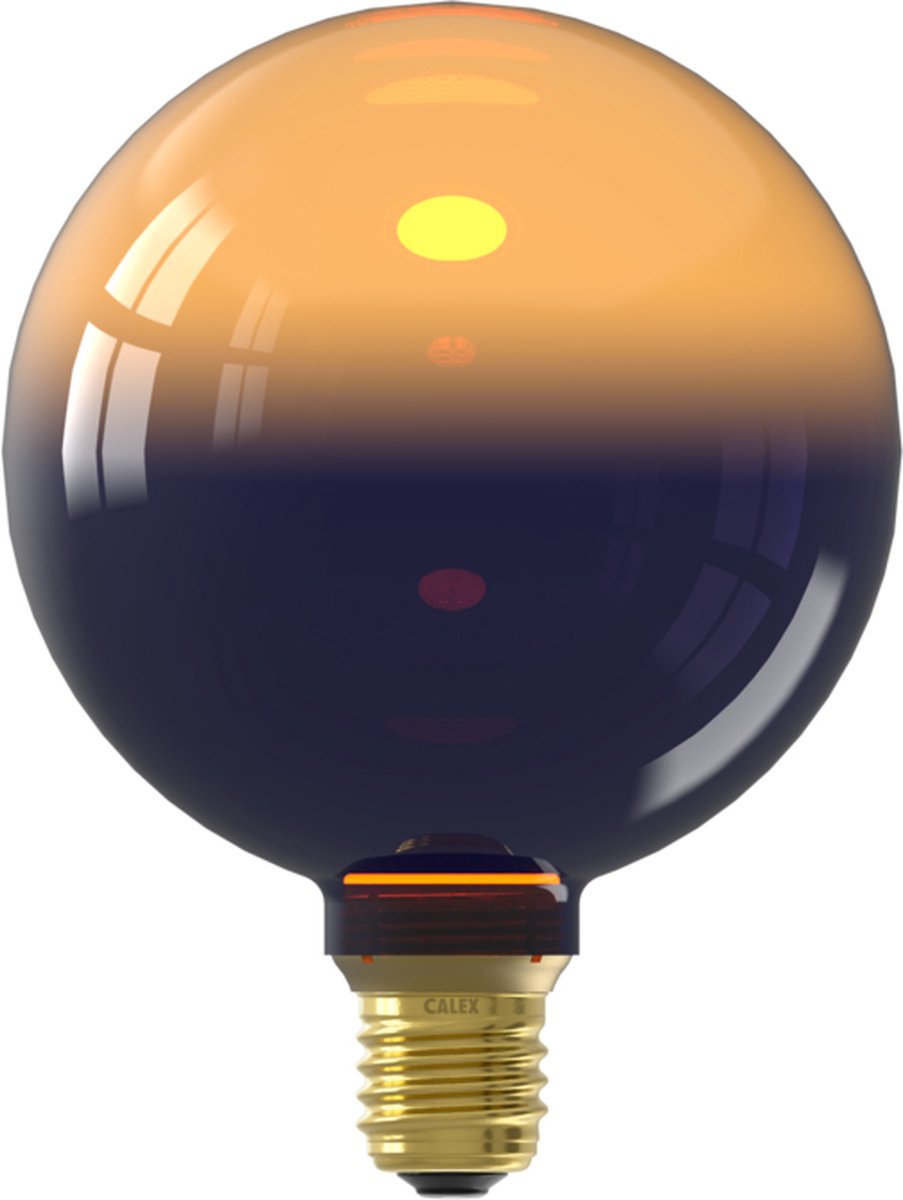 Lampe LED Calex inception g125 - titane - e27 - 3w - dimmable